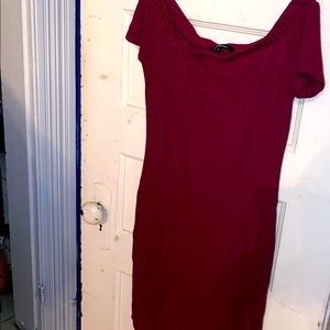 Burgundy Dress